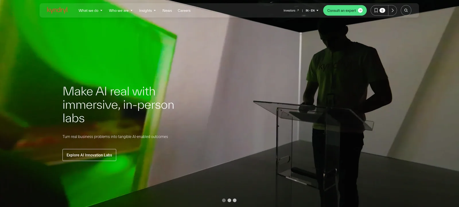 Kyndryl homepage