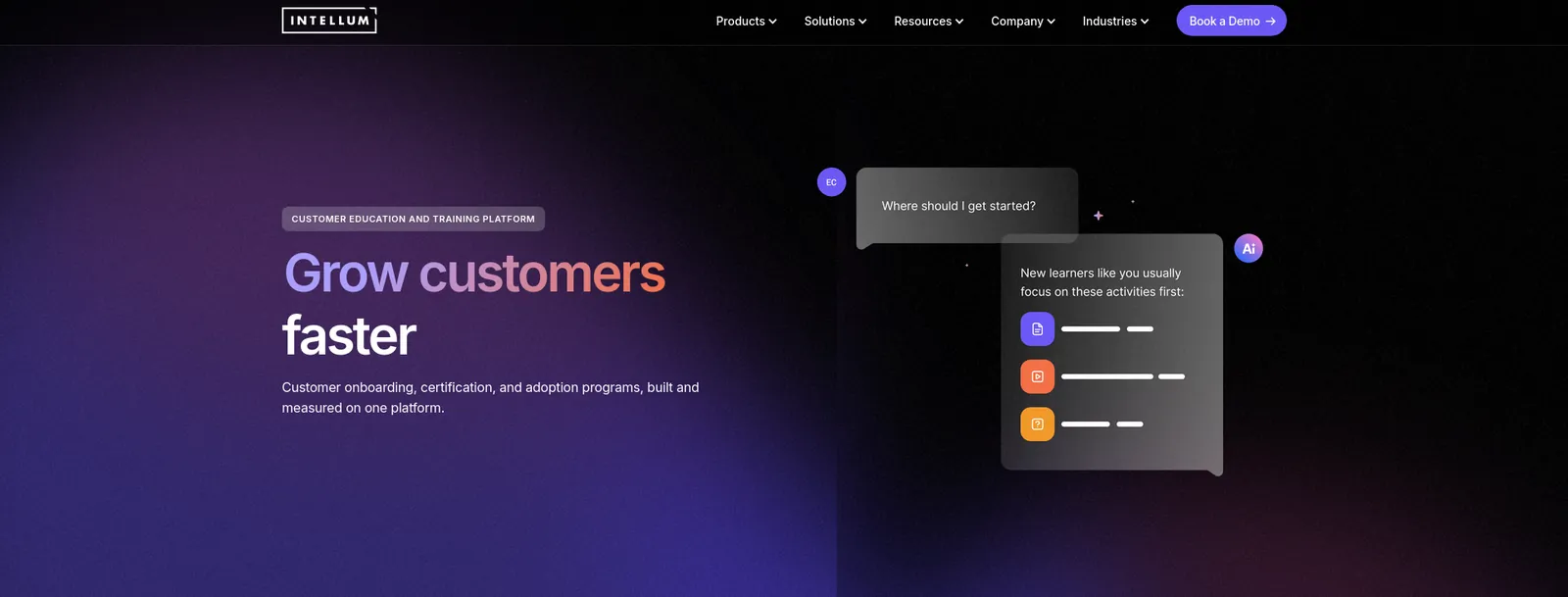 Intellum homepage