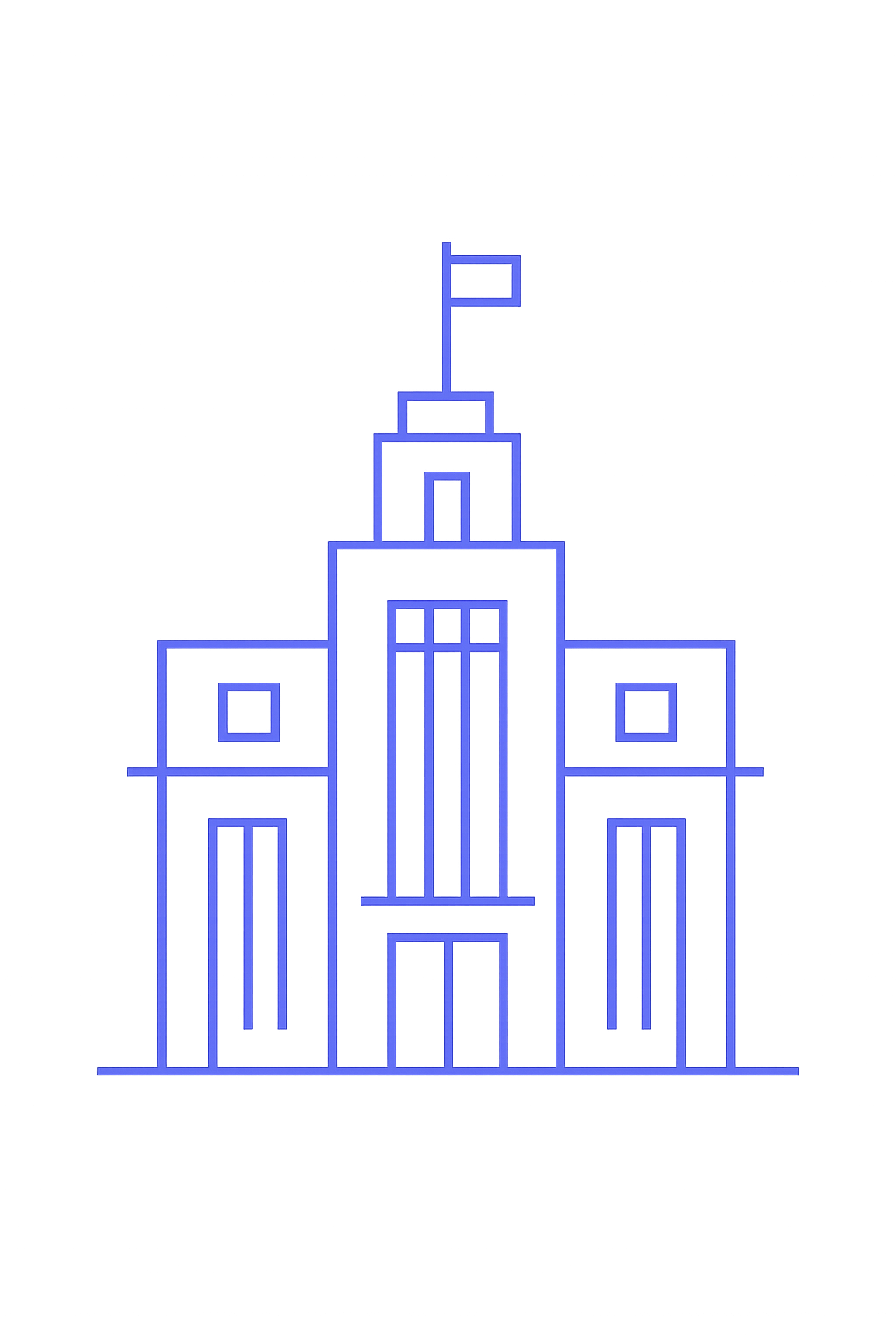 Illustration of the United States office building